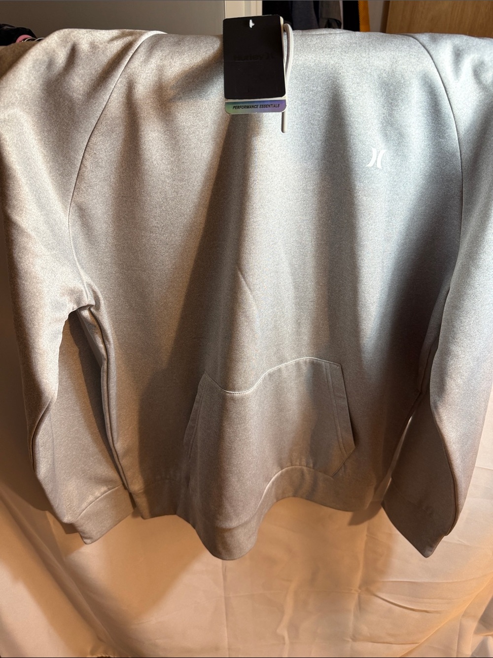 Hurley Men's Silver Crewneck Performance Sweatshirt
